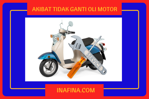 akibat telat ganti oli mesin motor matic